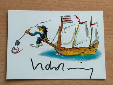 Udo Lindenberg Autogrammkarte original signiert #S952