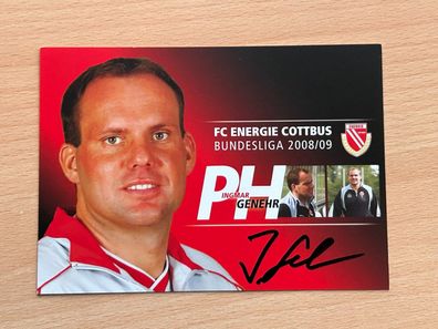 Ingmar Genehr FC Energie Cottbus Autogrammkarte original signiert #S552