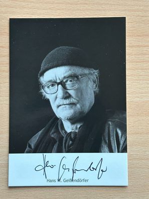 Hans W. Geißendörfer Autogrammkarte original signiert #8417
