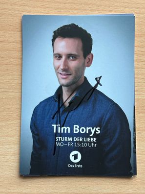 Tim Borys Sturm der Liebe Autogrammkarte original signiert #8364