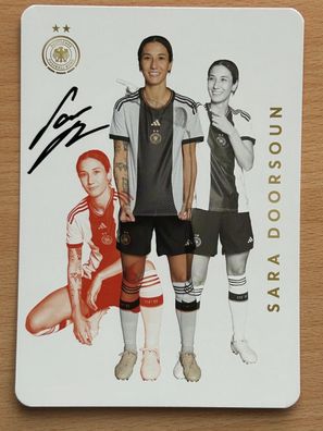 Sara Doorsoun dt. Nationalmannschaft Autogrammkarte original signiert #S220
