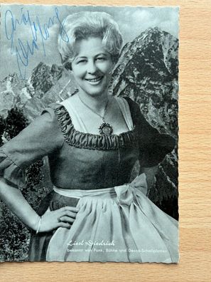 Liesl Diedrich Autogrammkarte original signiert #7984