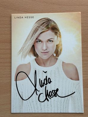 Linda Hesse Autogrammkarte original signiert #8016