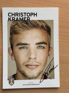 Christoph Kramer dt. Nationalmannschaft Autogrammkarte original signiert #S175