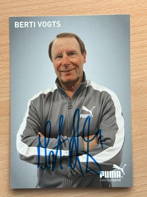 Berti Vogts Autogrammkarte original signiert #S439