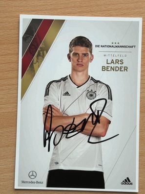 Lars Bender dt. Nationalmannschaft Autogrammkarte original signiert #S197