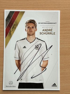 André Schürrle dt. Nationalmannschaft Autogrammkarte original signiert #S188