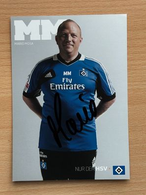 Mario Mosa HSV Autogrammkarte original signiert #S434
