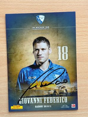 Giovanni Federico VfL Bochum Autogrammkarte original signiert #S264