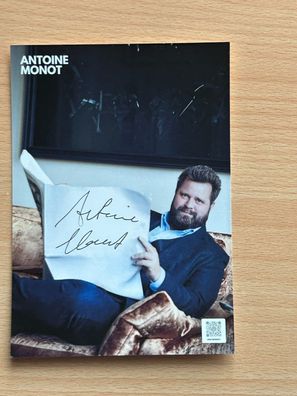 Antoine Monot Autogrammkarte original signiert #8423