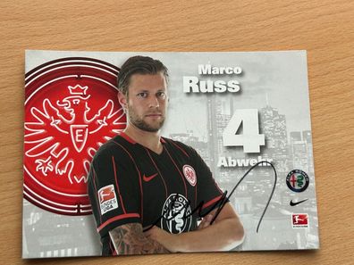 Marco Russ Eintracht Frankfurt Autogrammkarte original signiert #S457