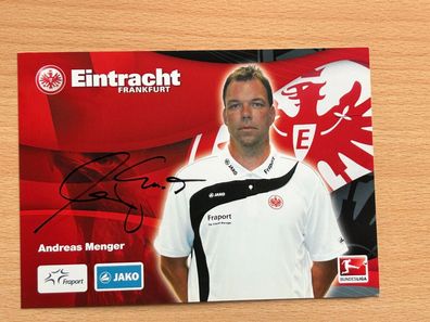 Andreas Menger Eintracht Frankfurt Autogrammkarte original signiert #S360