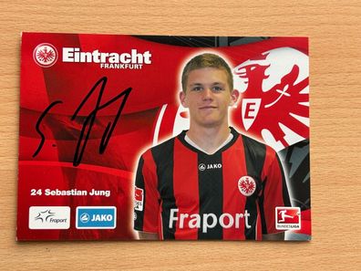 Sebastian Jung Eintracht Frankfurt Autogrammkarte original signiert #S349