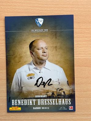 Benedikt Dresselhaus VfL Bochum Autogrammkarte original signiert #S279