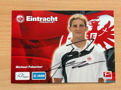 Michael Fabacher Eintracht Frankfurt Autogrammkarte original signiert #S362