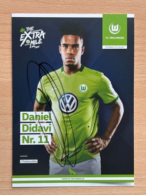 Daniel Didavi VfL Wolfsburg Autogrammkarte original signiert #S411