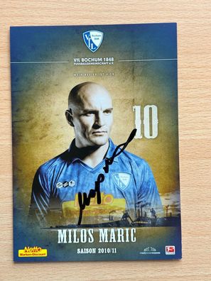 Milos Maric VfL Bochum Autogrammkarte original signiert #S258