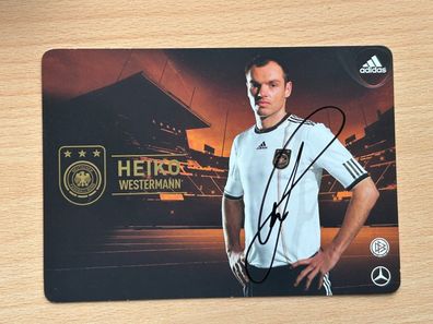 Heiko Westermann dt. Nationalmannschaft Autogrammkarte original signiert #S200