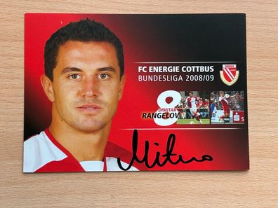 Dimitar Rangelov FC Energie Cottbus Autogrammkarte original signiert #S522