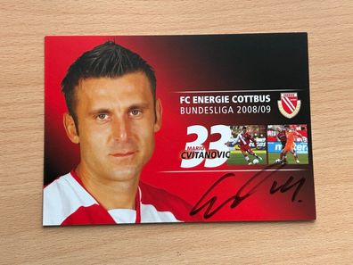 Mario Cvitanovic FC Energie Cottbus Autogrammkarte original signiert #S538