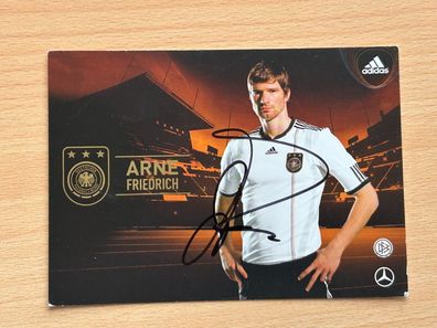 Arne Friedrich dt. Nationalmannschaft Autogrammkarte original signiert #S205