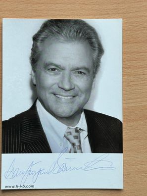 Hans-Jürgen Bäumler Autogrammkarte original signiert #8393