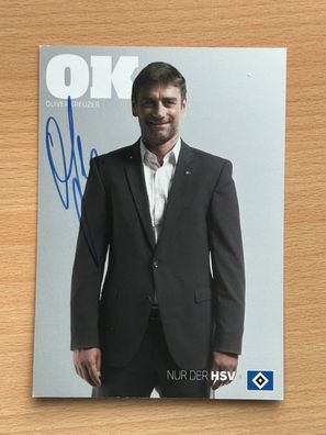Oliver Kreuzer HSV Autogrammkarte original signiert #S436