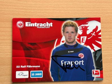 Ralf Fährmann Eintracht Frankfurt Autogrammkarte original signiert #S353
