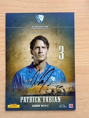 Patrick Fabian VfL Bochum Autogrammkarte original signiert #S251