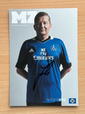 Miroslav Zadach HSV Autogrammkarte original signiert #S435