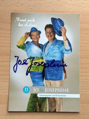 Jo & Josephine Autogrammkarte original signiert #7923