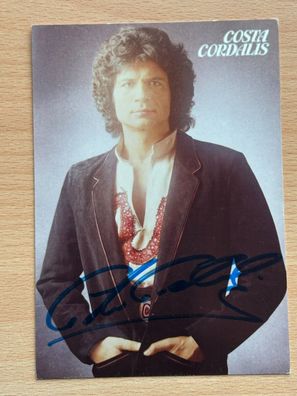 Costa Cordalis Autogrammkarte original signiert #7994