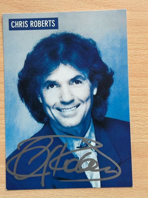 Chris Roberts Autogrammkarte original signiert #7993