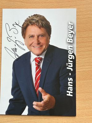 Hans Jürgen Beyer Autogrammkarte original signiert #8020