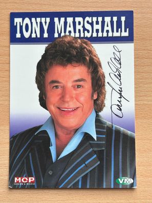 Tony Marshall Autogrammkarte original signiert #8039