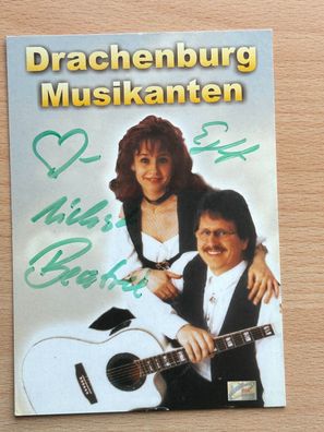 Drachenburg Musikanten Autogrammkarte original signiert #7987