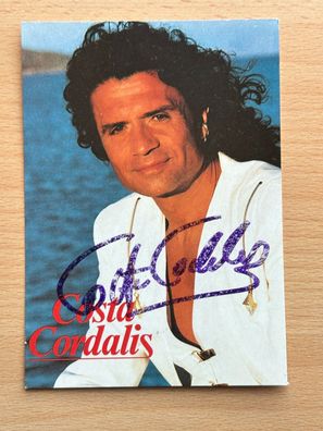 Costa Cordalis Autogrammkarte original signiert #7950