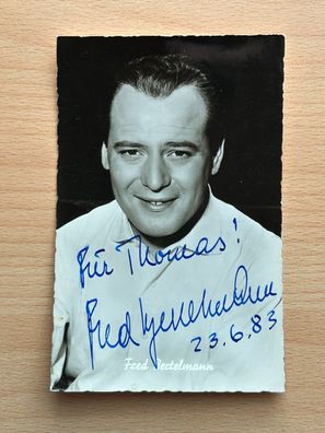 Fred Bertelmann Autogrammkarte original signiert #8041