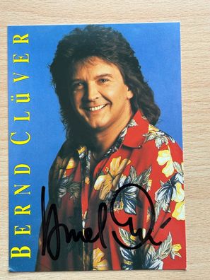 Bernd Clüver Autogrammkarte original signiert #8046