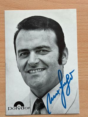 Max Greger Autogrammkarte original signiert #8032