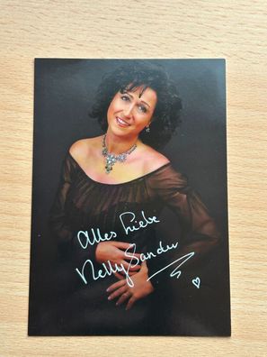 Nelly Sander Autogrammkarte original signiert #7939
