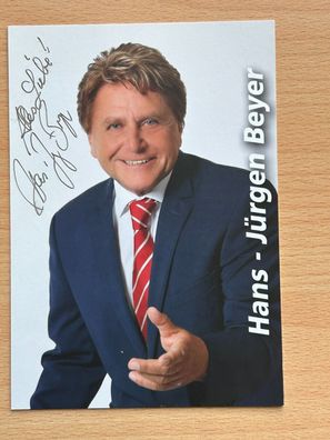 Hans-Jürgen Beyer Autogrammkarte original signiert #7971