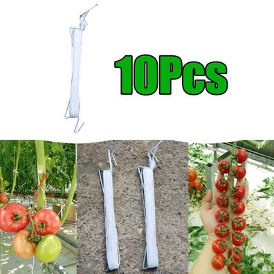 10x Garden Tomato Hooks Stuetzclips zum Pflanzen von Tomatengemuese