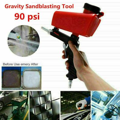 Portable Media Spot Sand Blaster Gun Hand Held Air Gravity W6S0 Feed 2020 J8F3