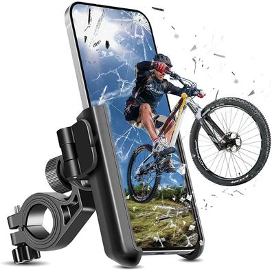 Handyhalterung Fahrrad Motorrad Universal 360Â° Handy Halter Smartphone