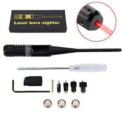 Muendungslaser Laserpatrone Einschießhilfe Schusspruefer Rot Laser Bore Sight C