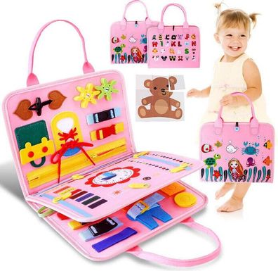 Busy Board fur Kleinkinder, Montessori Spielzeug Baby Sensorisches Pädagogisches