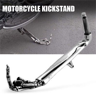 Universal Motorbike Adjustable Kickstand Side Finger Joints Parking Foot Support