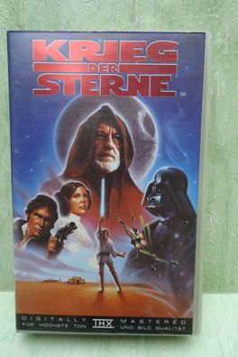 VHS THX Lucasfilm Krieg der Sterne Carrie Fisher Marc Hamill Harrison Ford & Beilage