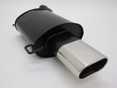 NOVUS Sportauspuff Endschalldämpfer 135x75mm passend für 5er BMW E61 Touring Kombi